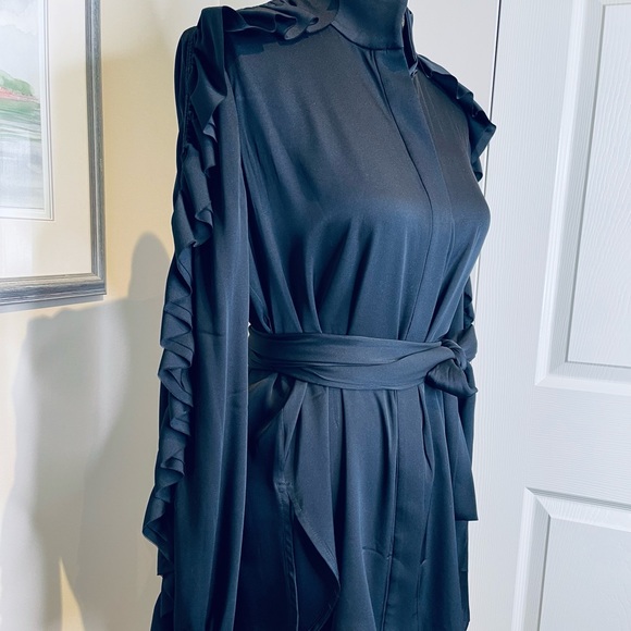 Ellery Black Silk Tunic Blouse. - Picture 4 of 10